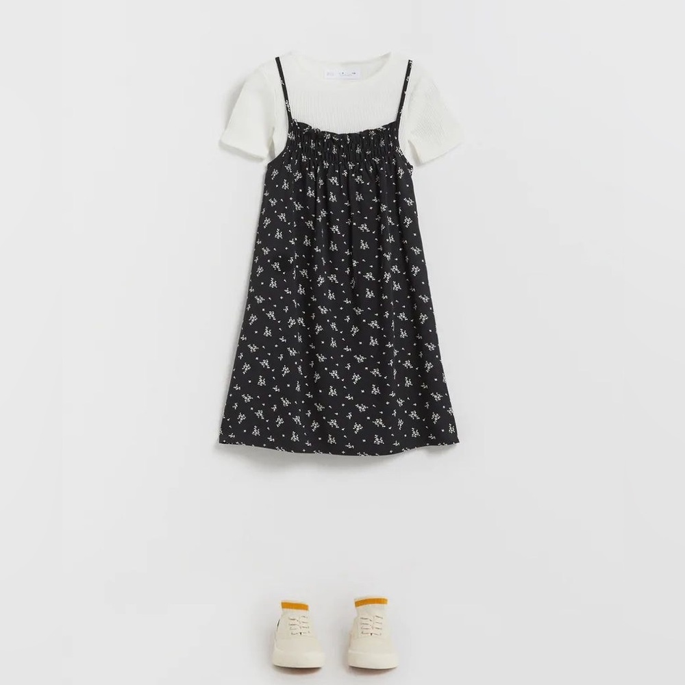 ZARA Floral Camisole Dress